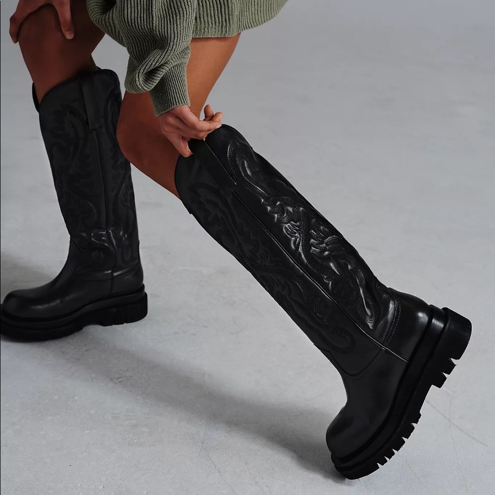 Free People x Jeffrey Campbell Space Cowgirl Boots